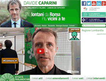 Tablet Screenshot of davidecaparini.com